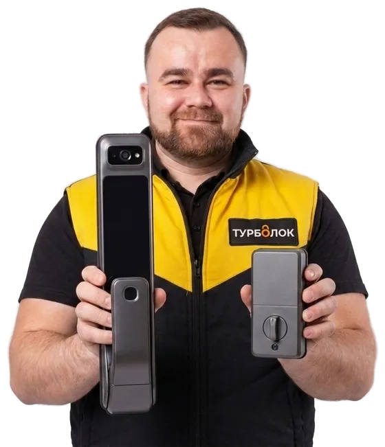 Установка умных замков в Омске — мастер TurboLock